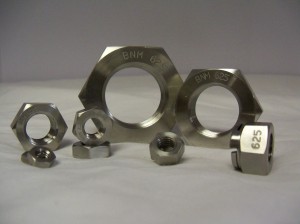 VARIOUS NUTS INCONEL 625
